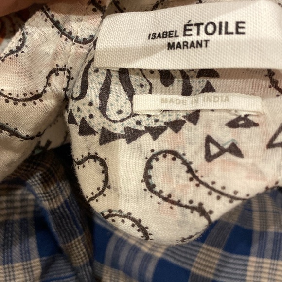 ISABEL MARANT / Ariana Printed Boho Cotton Midi Dress 44 large L - Picture 10 of 11